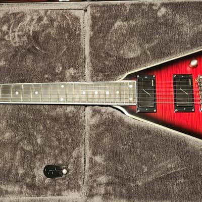 Epiphone Dave Mustaine Signature Flying V Prophecy 2023 - Present - Aged Dark Red Burst image 9