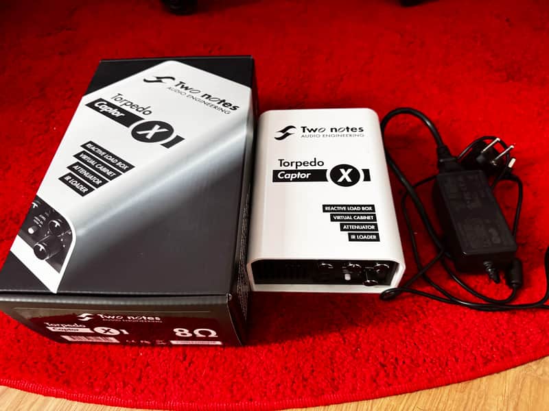 Two Notes Torpedo Captor X 8ohm Stereo Reactive Load Box / Attenuator 2020 - White image 1