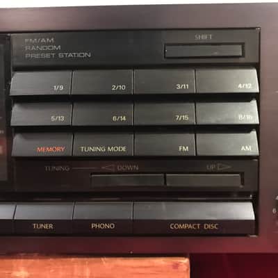 Onkyo TX-84 Quartz Synthesized Tuner Amplifier 1987 Black image 4
