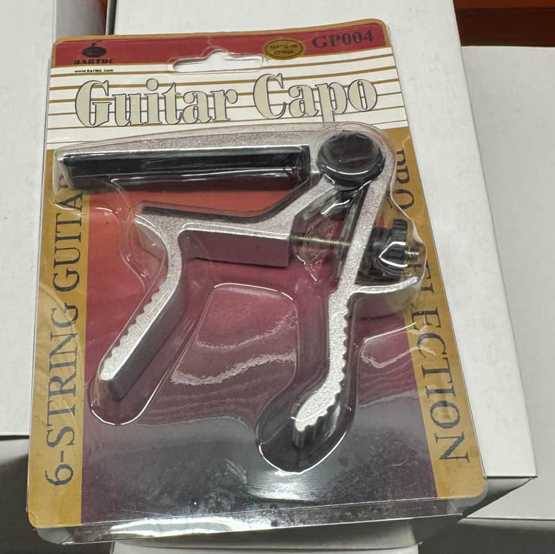 New Bartoc GP004 | 6-String Spring Guitar Capo | Plastic & Metal | Acoustic & Electric Guitar image 1