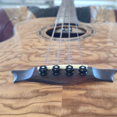 Dean Acoustic Electric Bass Guitar BRAND NEW Quilted Ash Exotica Active EQ image 8