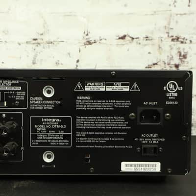 Integra DTM-5.3 Premium Stereo Receiver | 100W/Ch Hifi Amp with Phono Input image 10
