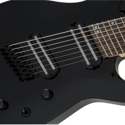 Jackson X Series Dinky Arch Top DKAF8 MS Electric Guitar. Laurel FB, Multi-Scale, Gloss Black image 14