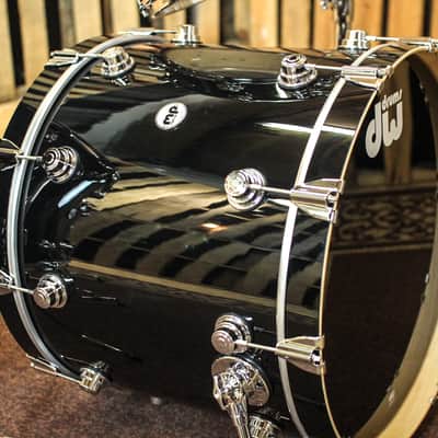 DW Collector's Maple VLT Gloss Black Drum Set - 22,12,16,18 - SO#1167899 image 3