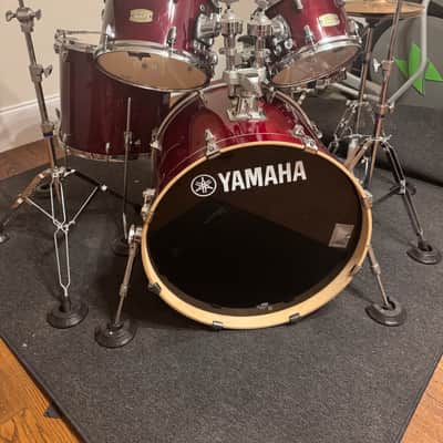 Yamaha 5 piece stage set 2024 - Cranberry red birch image 2