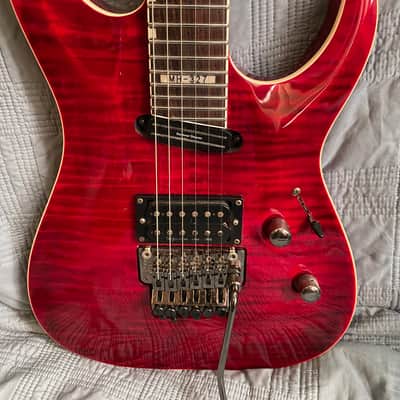 ESP LTD MH-327 2021 - See Thru Red 27 fret image 15