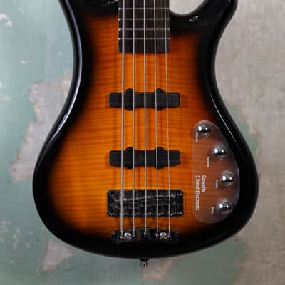 Warwick RockBass Corvette Classic 5-String Bass Guitar - Almond Burst image 2