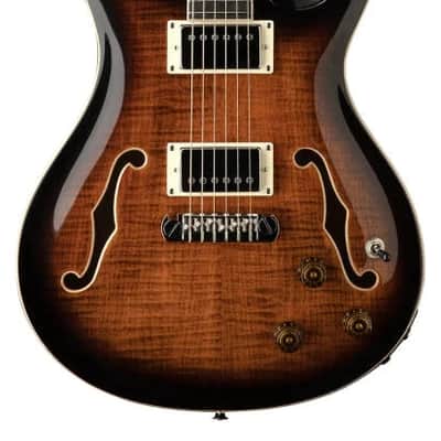 PRS SE Hollowbody II Piezo (Orange Tiger Smokeburst) image 1