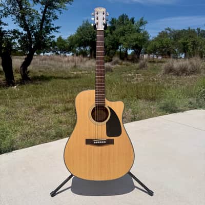 Fender CD 100ce Acoustic Electric Guitar w/Hard Shell Case image 2