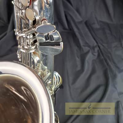 NO TARIFFS - Vintage Yamaha YAS-62S Silver Alto Saxophone Purple Logo image 13