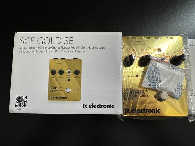 TC Electronic SCF Gold SE Special Edition Stereo Chorus + Pitch Modulator & Flanger Reissue