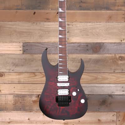 Ibanez RG470DXW Electric Guitar Wine Red Frozen Matte image 4