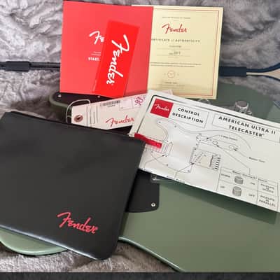 Fender American Ultra II Telecaster with Roasted Maple Fretboard 2025 - Present - Antique Olive image 20