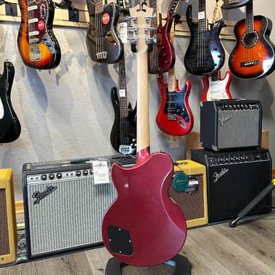 D'Angelico Premier Atlantic Electric Guitar Oxblood w/Gig Bag image 10