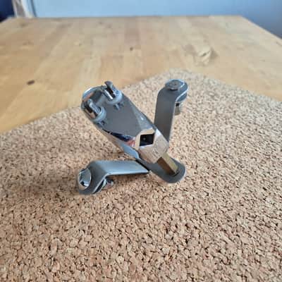 Sonor Phonic Bassdrum Cymbal arm mount bracket prism ~1980 - Chrome image 2