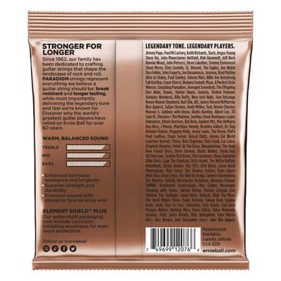 Ernie Ball 2076 Paradigm Phosphor Bronze Medium Light 12-54 image 2