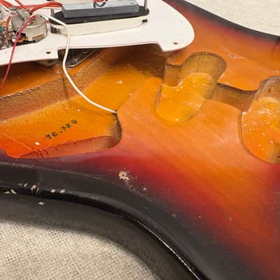 Vintage Harmony H80T Sunburst Strat image 22