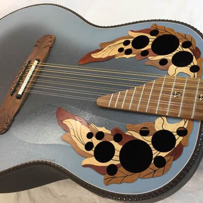 1987 Ovation Adamas 1688-8 12 string Acoustic Electric Blueburst Guitar Signed by Bill Kaman + Case image 20