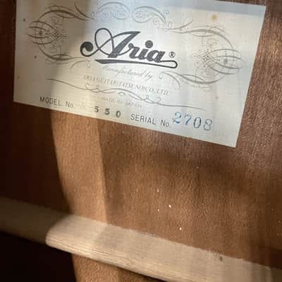Aria MOD.550 MADE IN JAPAN image 5