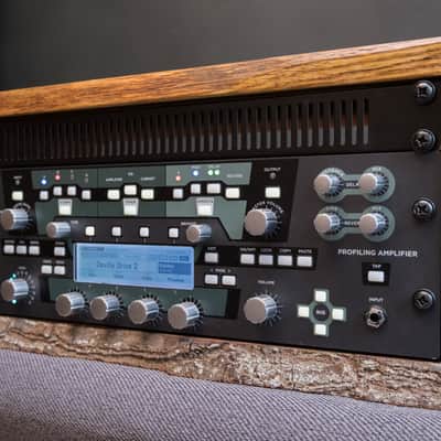 19” 4U Solid Oak Wooden Rack Unit Studio Storage with Live Edge image 4