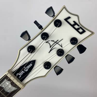ESP LTD Iron Cross - James Hetfield Metalica Model White Super Clean, set up, ready to go . HSC included! image 15