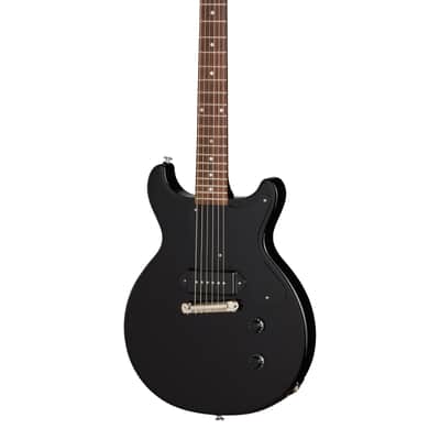 Gibson USA Les Paul Double Cutaway Standard DC Guitar, Ebony, HDSC