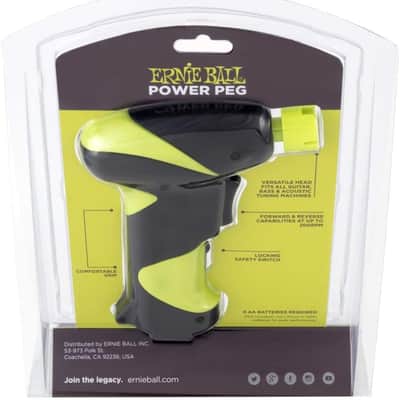 Ernie Ball Power Peg Winder Fits Electric, Acoustic And Bass Guitars 100% Genuine image 3