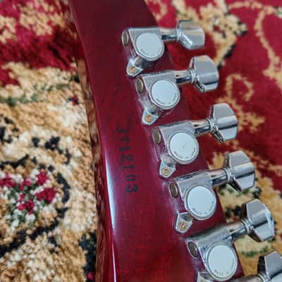 1991 Orville Explorer Gibson-Licensed Guitar, 100% Original, Japan Terada - Cherry image 4