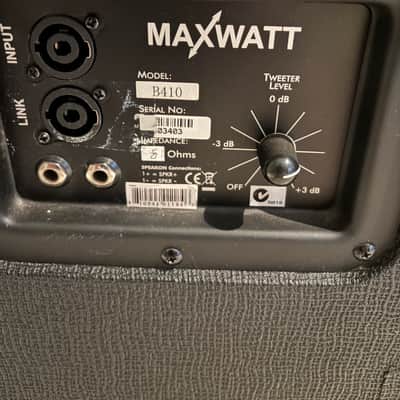 Hiwatt Maxwatt B100 15 COMBO and Hiwatt B410 4x10 Cab image 5