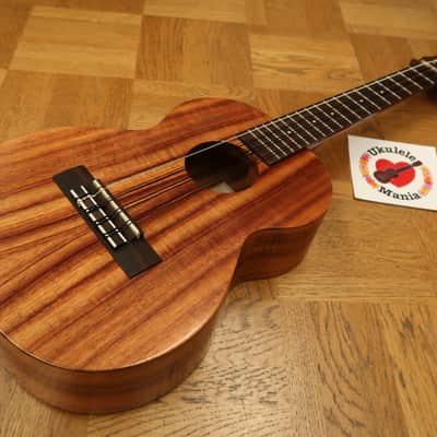 Kamaka HF-38 Curly Koa 8-String Tenor #4004 image 6
