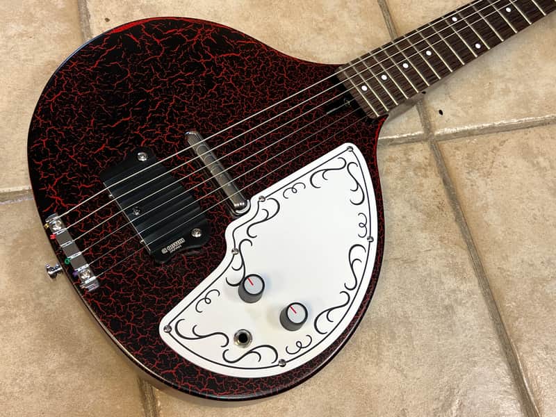 Danelectro Baby Sitar Red Crackle image 1