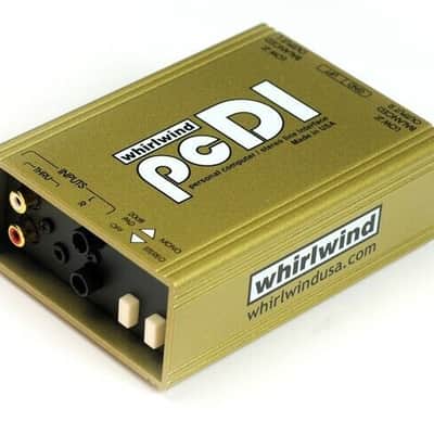 Whirlwind PCDI Computer CD Player MP3 Player Direct Box DI audio interface image 1