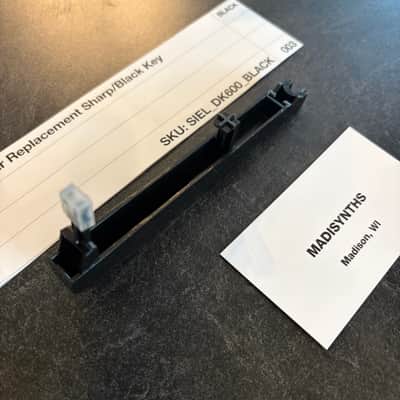 ORIGINAL Fatar Replacement SHARP/BLACK Key for Siel DK-600/Opera, DK-700, DK-80; Crumar Bit One, Bit 99 image 3