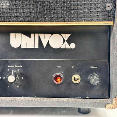 Univox U-50 Vintage Tube PA Guitar Amplifier Head image 3