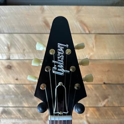 Gibson Custom 1958 Mahogany Flying V Reissue VOS *Only 6.35 Pounds!!* - Antique Natural 851264 image 7