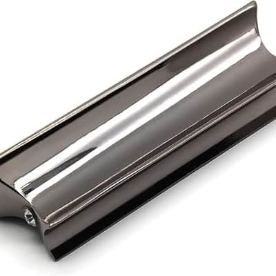 Metal Guitar Slide Bar Tone Lap Steel Slide, Black Slide Bar for Dobro Hawaiian Guitar Electric Guitar Dunlop Bass image 2