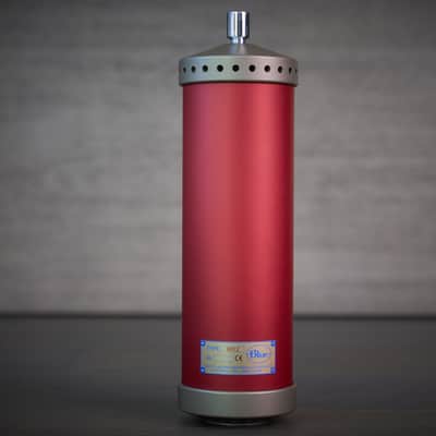 Rare Vintage Blue Bottle Tube Condenser Microphone (Serviced) Red Vocal Edition image 8