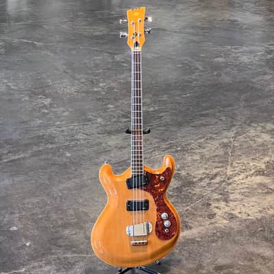 1960s Mosrite Joe Maphis Bass - Natural Spruce image 3