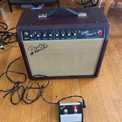 Limited Edition Fender Super Champ X2 FSR 1x10" 15-watt Tube Combo Amp - Wine Red image 1