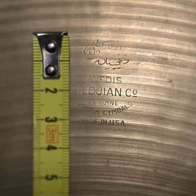 Vintage Avedis Zildjian 20" Light Ride Cymbal 1968g – 1950s Small Stamp image 7