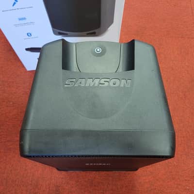 Samson Expedition XP106w Rechargeable Portable Bluetooth PA Speaker with Wireless Handheld Mic 2010s - Black image 3