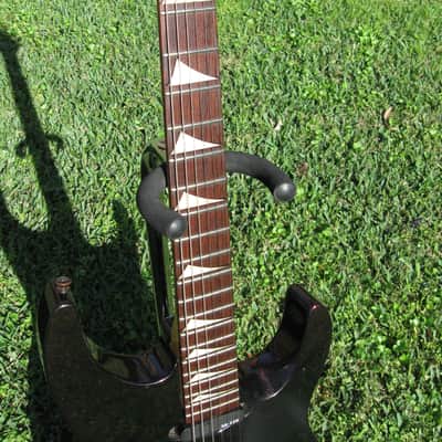 1980's Kaman Applause GTX 23 Black/Red metallic flake electric