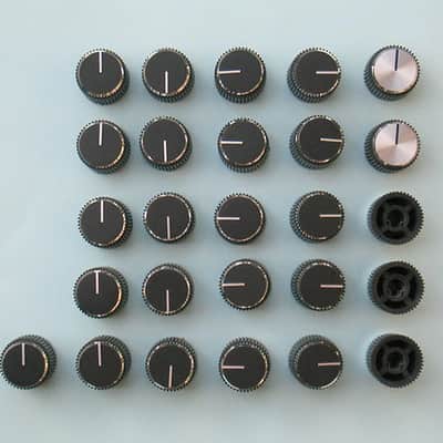 Black top knob for Sequential Circuits Prophet-5, Prophet-10 synth