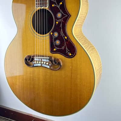 Gibson SJ-200 2003 Antique Natural Jumbo Acoustic Guitar Made In USA With Case image 2