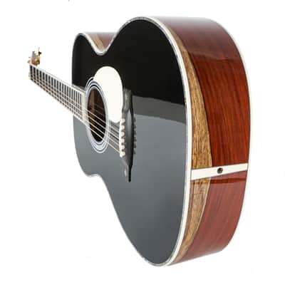 New Martin Custom Shop Style-42 OM 14-Fret Black Top w/Adirondack Spruce & Cocobolo image 11