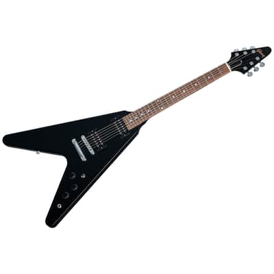 80s Flying V Ebony Gibson image 1