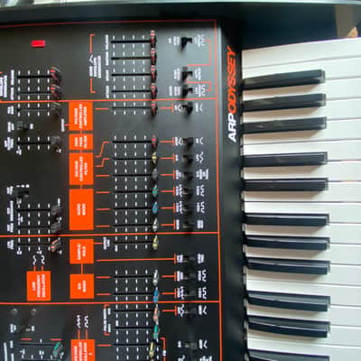 Korg Limited Edition ARP Odyssey FSQ Rev3 with SQ-1 Sequencer Bundle 2018 - Present - Black/Orange image 3
