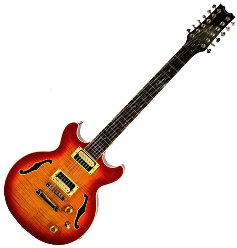 Dean Boca 12 Trans Cherry Burst image 1