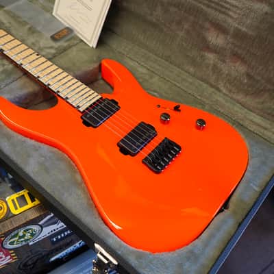 ESP CUSTOM SHOP M-II CTM/M Neon Orange 6-String Electric Guitar w/ Hard Case (2025) image 7