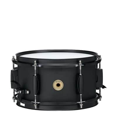 Tama Metalworks 10x5.5 Steel snare drum w/Matte Black Shell Hardware image 1